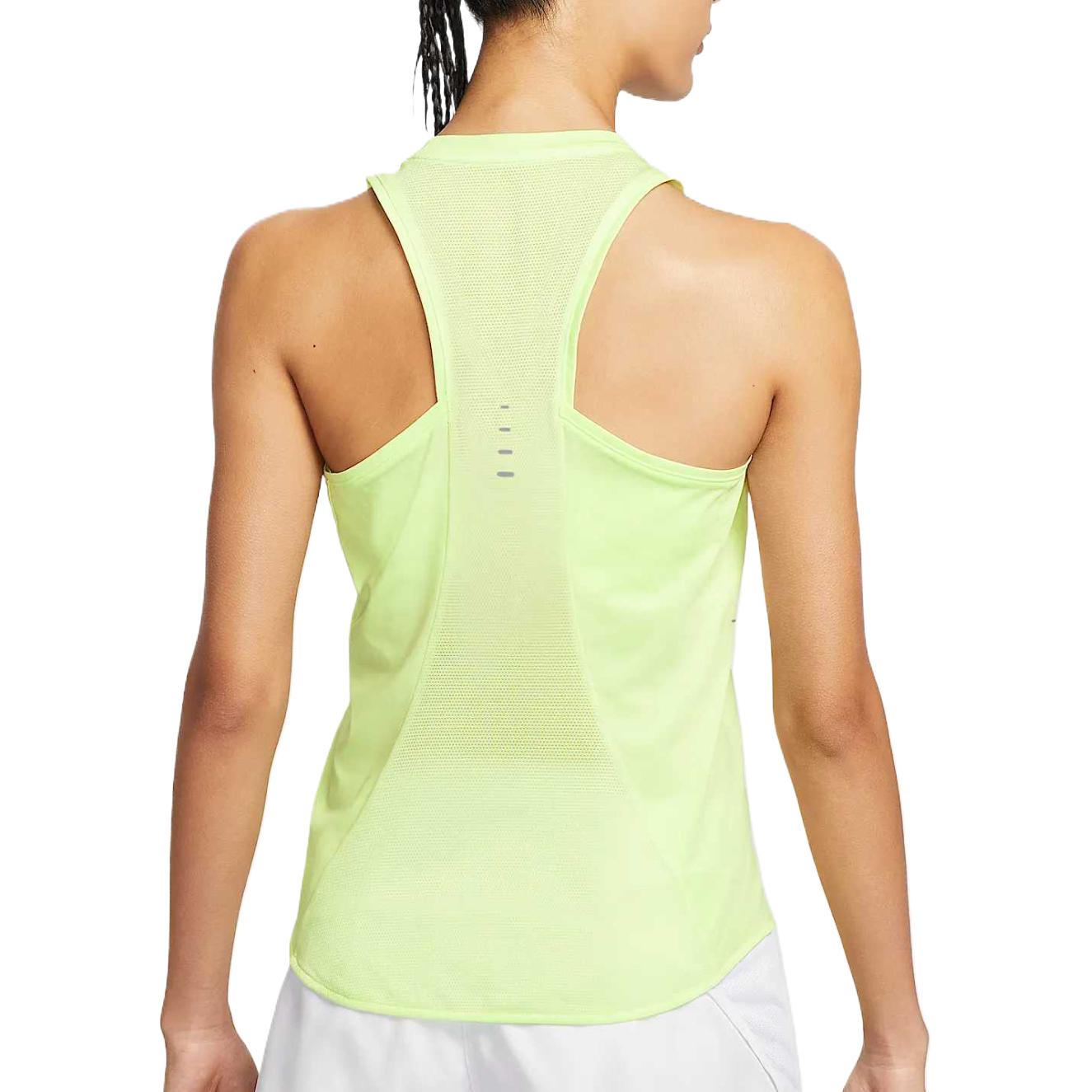 Женская майка для бега Swift Dri FIT Nike, желтый — фото 3