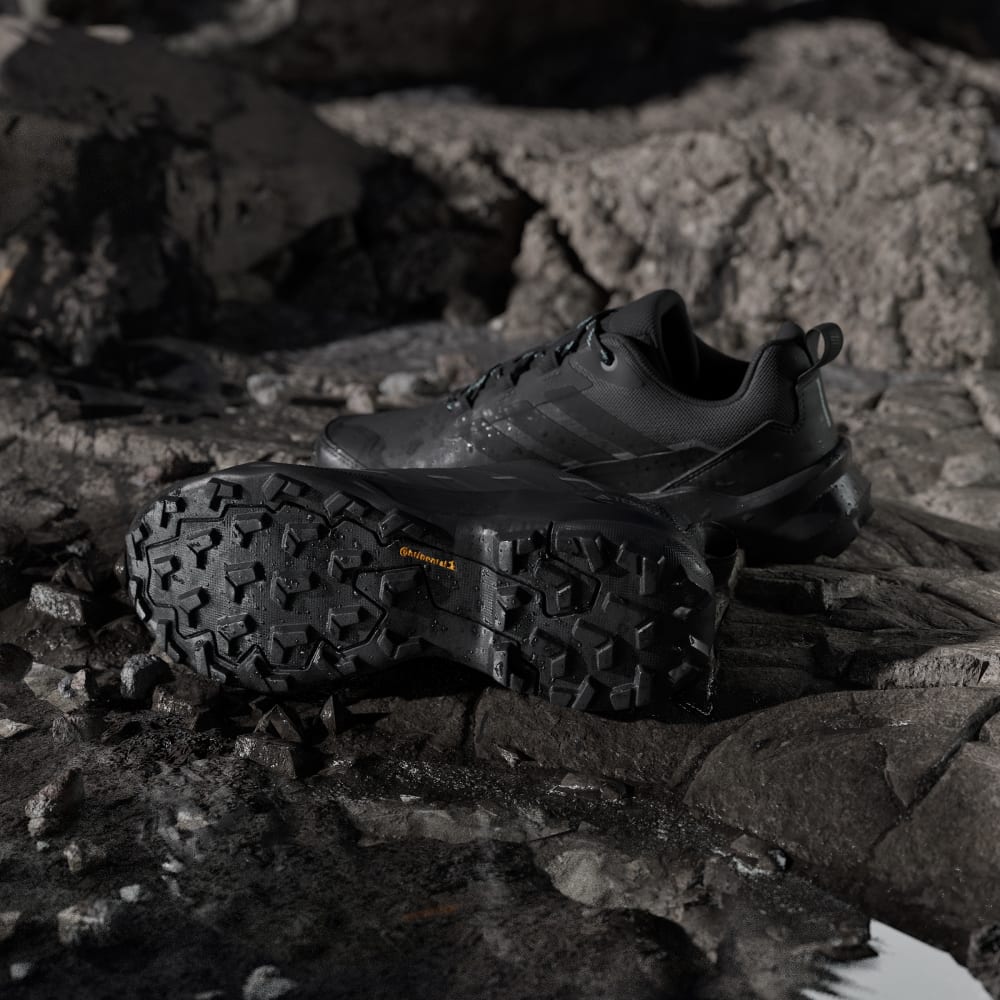 Кроссовки Adidas Terrex Skychaser AX5 GORE-TEX Hiking Shoes, цвет Carbon/Core Black/Semi Flash Aqua — фото 3