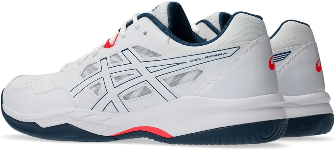 Мужские кроссовки для пинг-понга Asics Gel-RENMA, белый/синий — фото 3