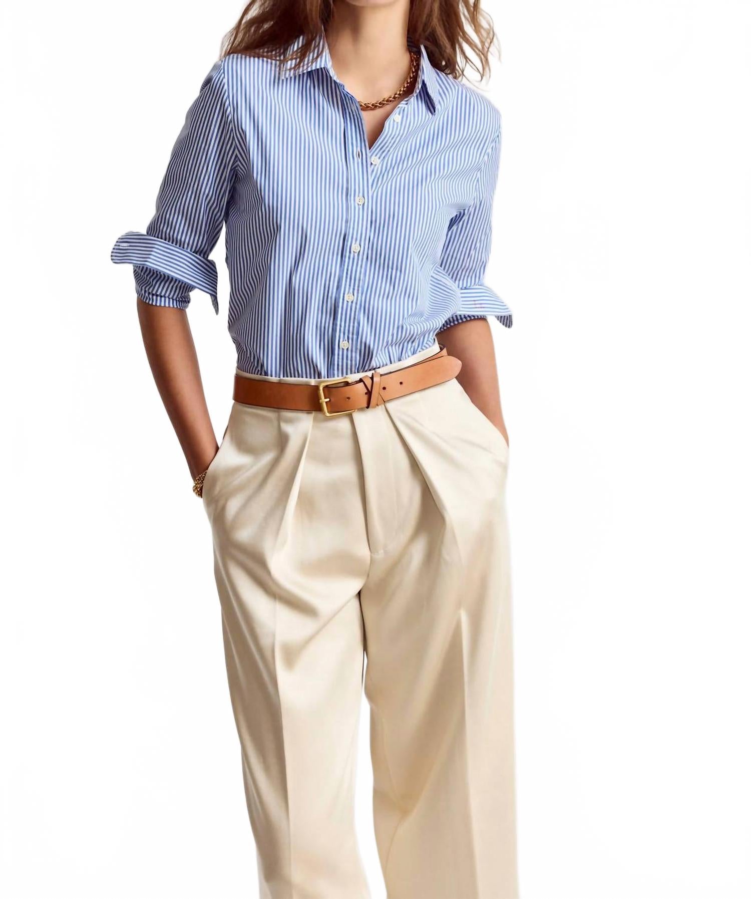 

THE SHIRT Рубашка "Парень" в синюю полоску