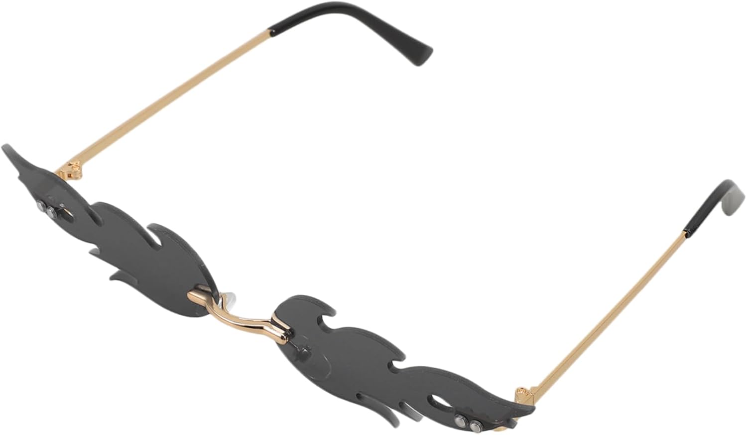 

Солнцезащитные очки Garneck Flames без оправы для вечеринок и костюмированных мероприятий — оригинальные очки серого цвета для женщин и мужчин — идеальный реквизит для фотосессий и для взрослых, Gray