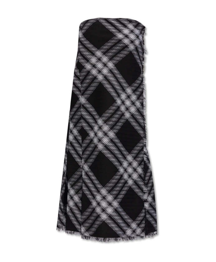 

Платье в клетку Burberry, черный