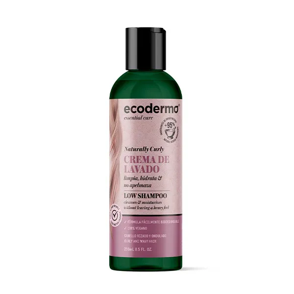 

Очищает, увлажняет и не утяжеляет Naturally Curly Crema De Lavado Ecoderma, 250 ml