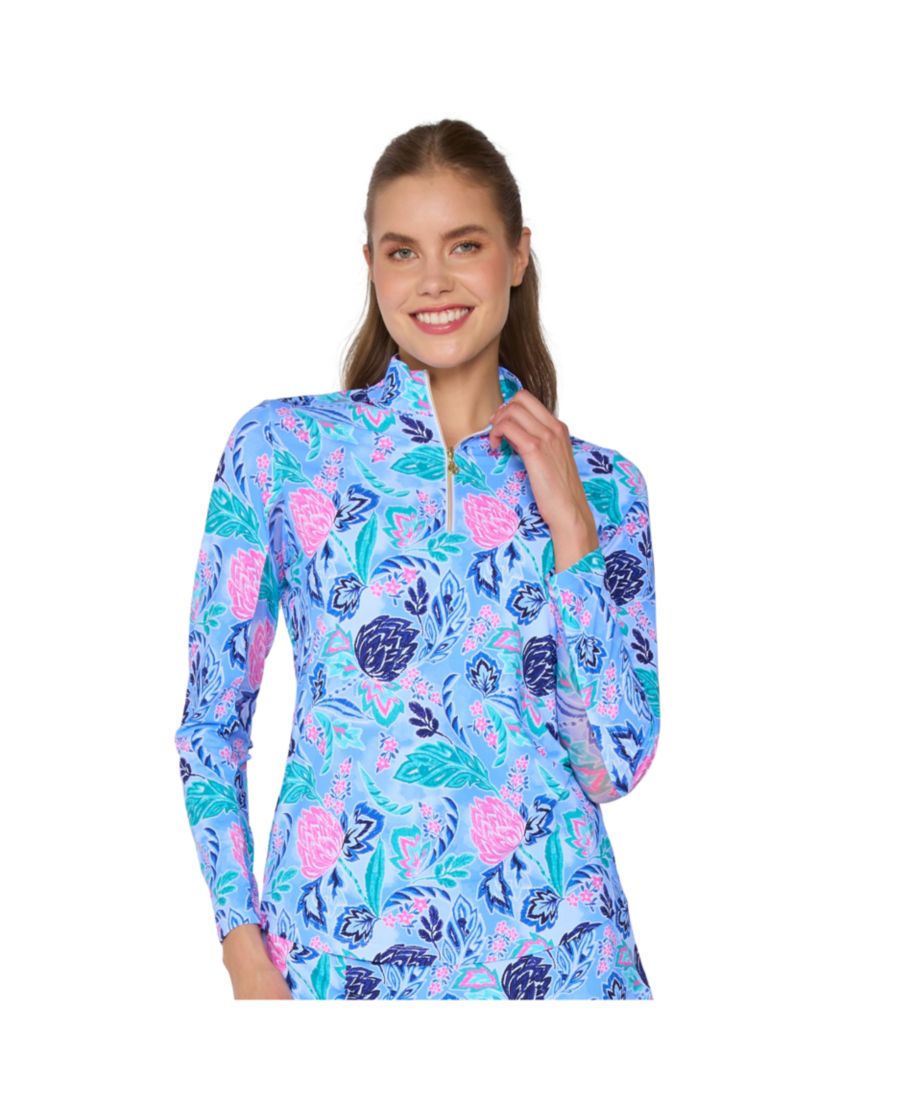 

Топ с длинными рукавами и воротником-стойкой от G Lifestyle G Lifestyle Clothing, Blue Paradise