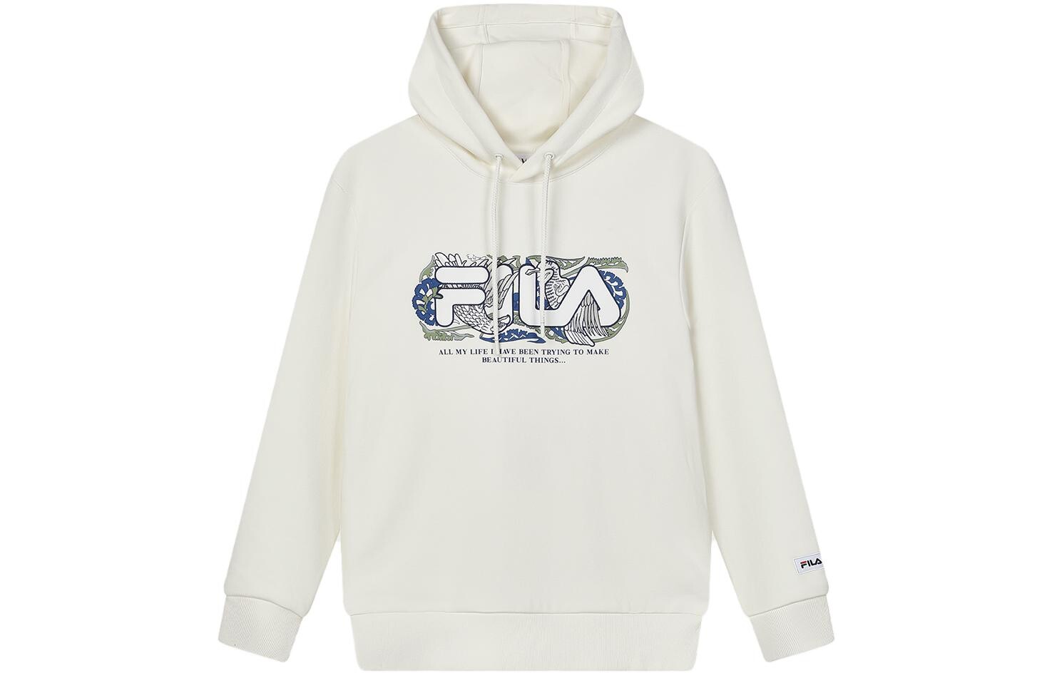 

Мужская толстовка V&a X цвета слоновой кости Fila, слоновая кость