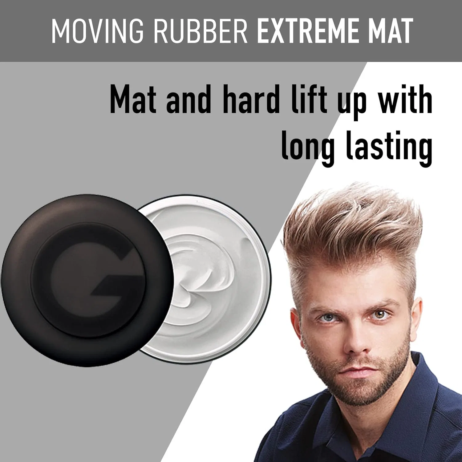 Матовая восковая паста для волос GATSBY Moving Rubber Extreme Matte, 80 г Gatsby — фото 3