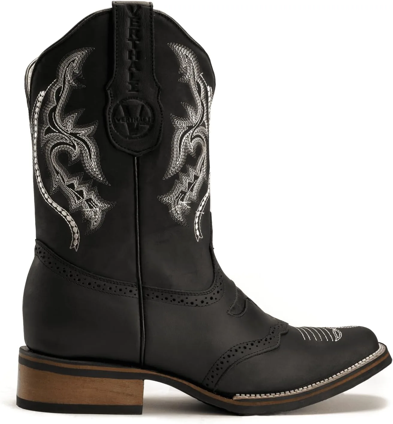 

Мужские западные сапоги Joe Boots VE030: ковбойские и родео сапоги с квадратным носком из натуральной кожи Joe Exclusive, черный