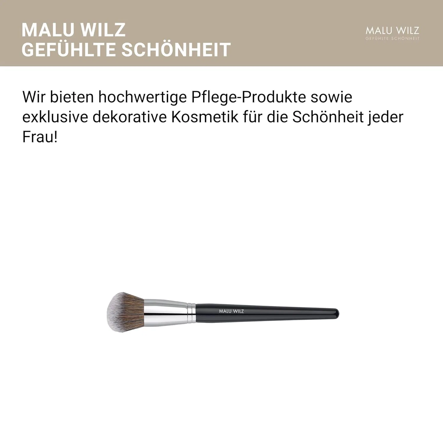 Кисть для румян «Blusher Brush» от Malu Wilz Malu Wilz — фото 2