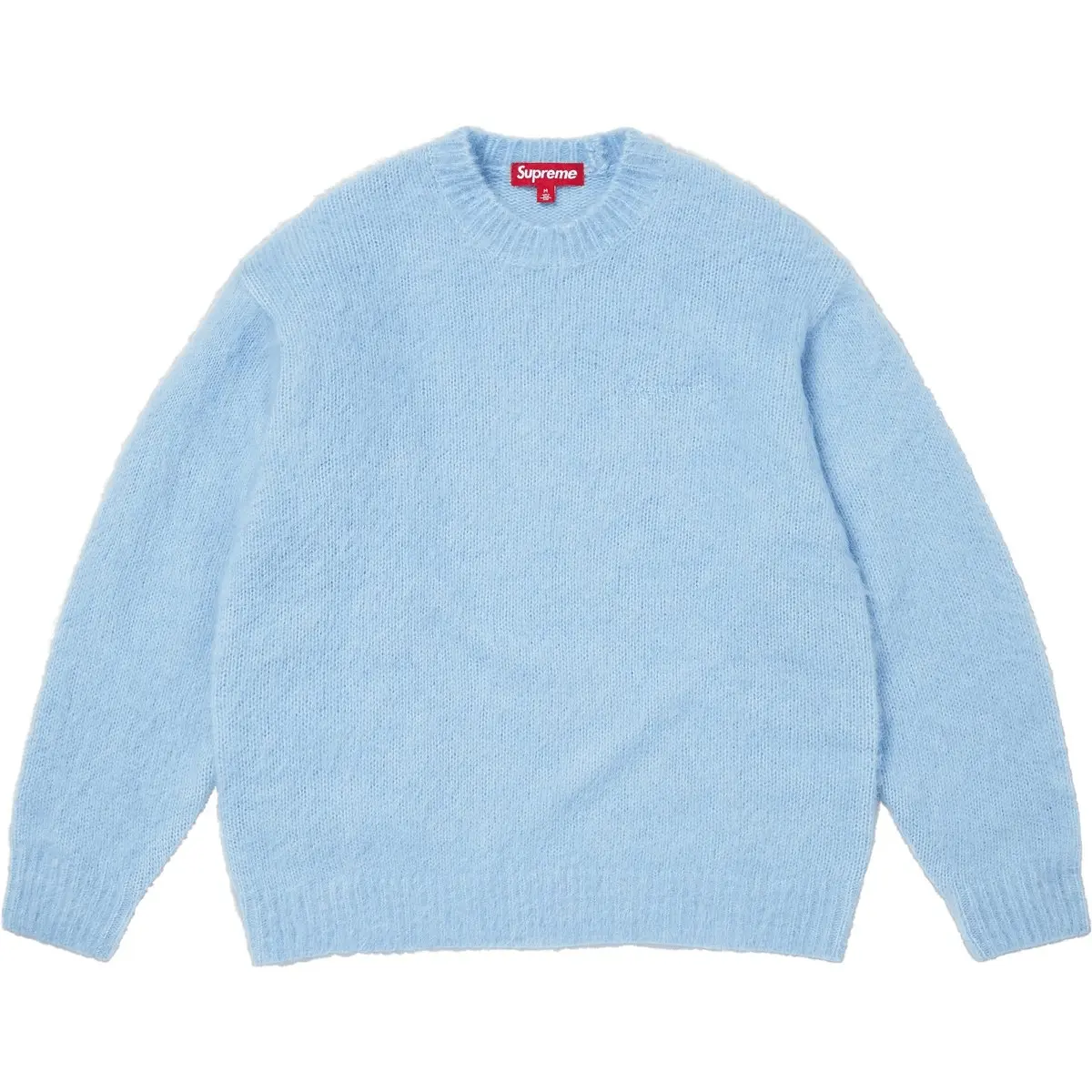 

Мохеровый свитер Supreme, светло-голубой