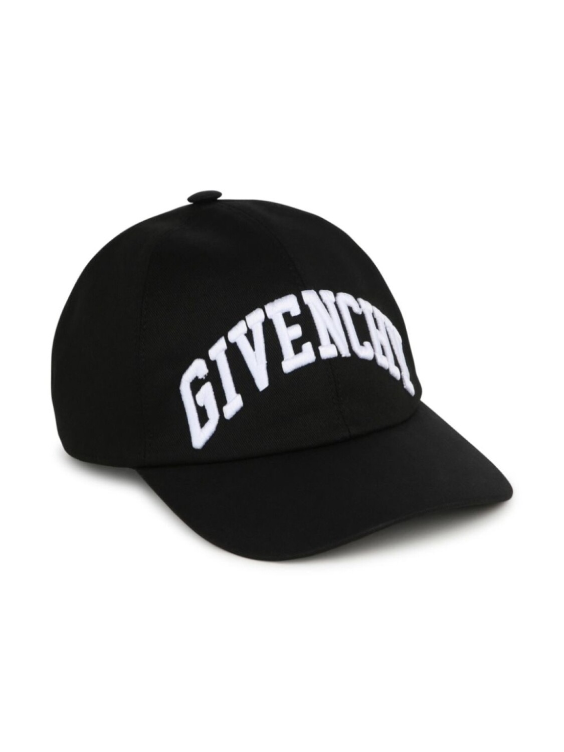 

Givenchy Kids твиловая кепка с вышитым логотипом, черный