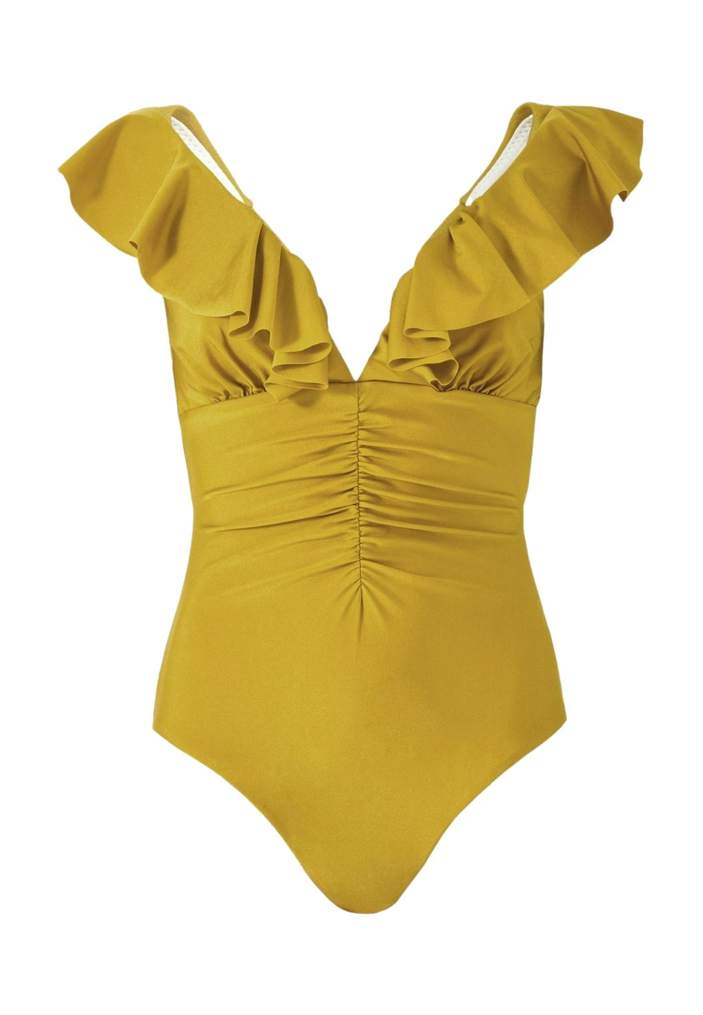 

Купальник RUFFLE PLUNGE TUMMY CONTROL Mint Velvet, зеленый