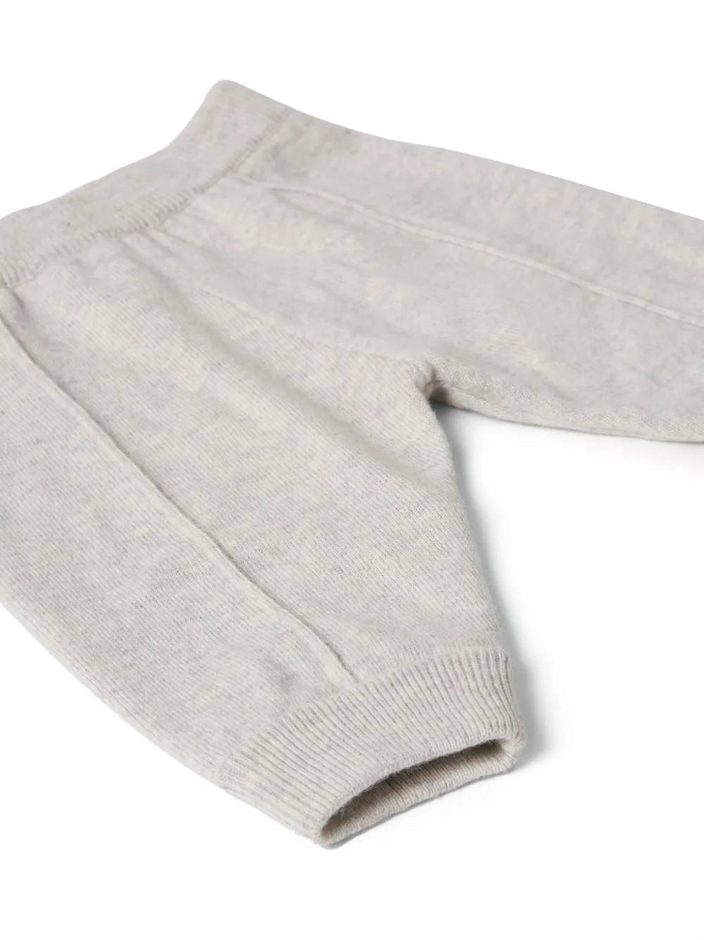 Кашемировые брюки Brunello Cucinelli Kids, серый — фото 3