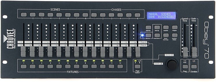 

Контроллер освещения Chauvet Obey 70 Universal DMX Light Controller