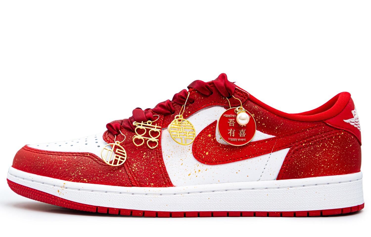 

Баскетбольные кроссовки Air 1 Vintage Unisex Low-Top White/Red Jordan