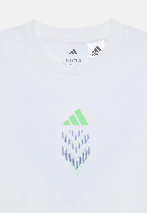 Футболка с принтом Adidas Performance, белый — фото 4
