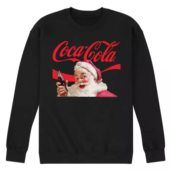 

Мужская толстовка Coca-Cola с Дедом Морозом Licensed Character, черный