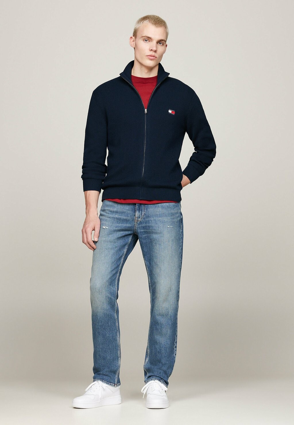

Кардиган Tommy Jeans, темно-синий