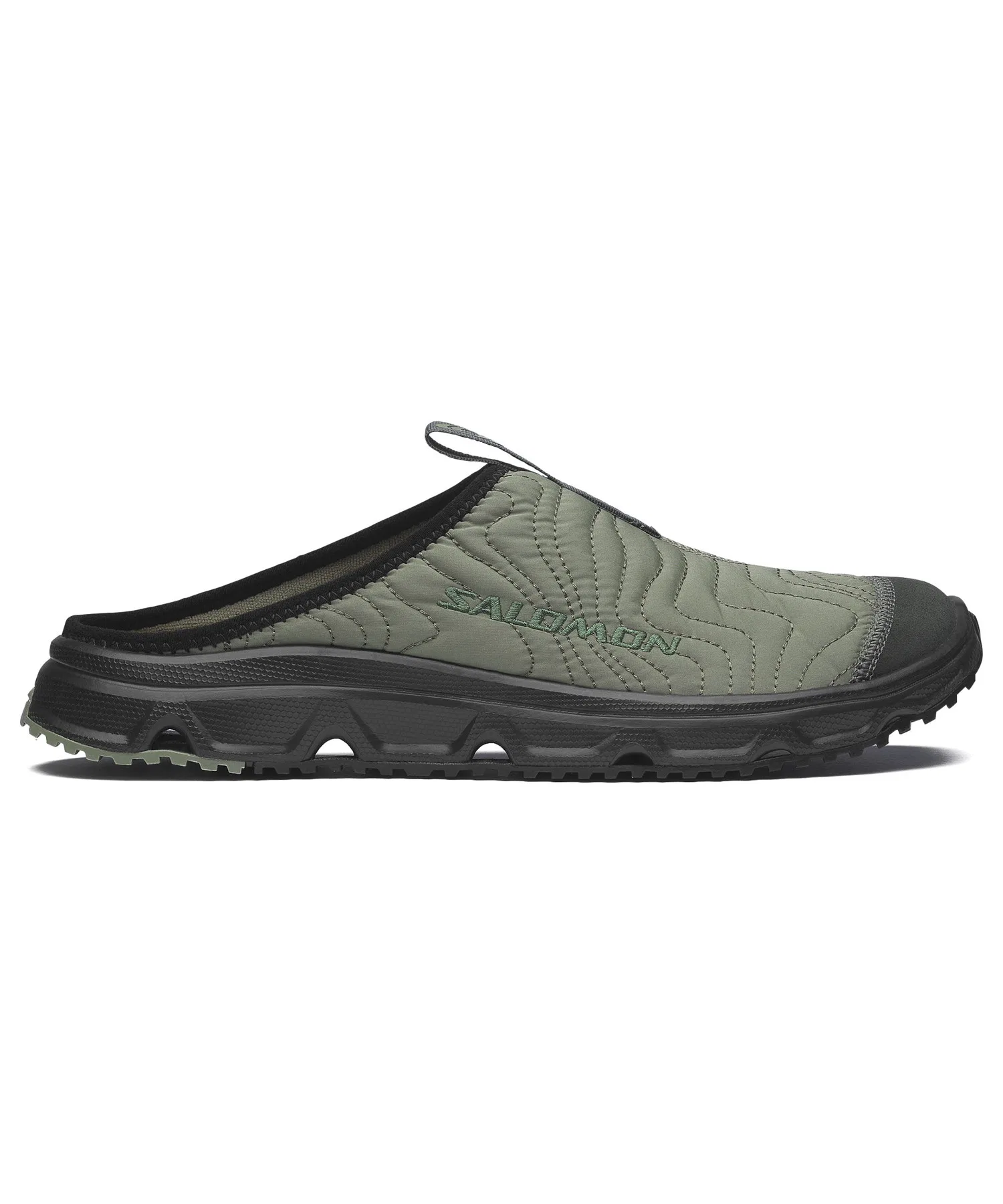 Мужские сланцы SALOMON RX SLIDE 3.0 ATQ с логотипом оливковые — фото 2