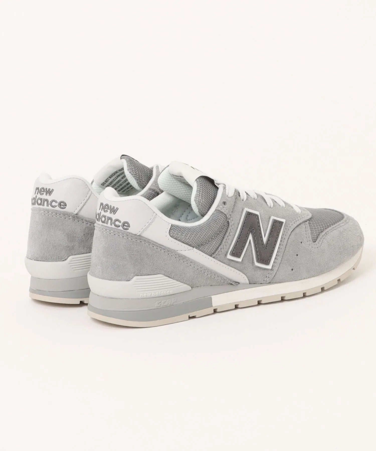 Мужские кроссовки из натуральной кожи и замши U996 New Balance серые — фото 2