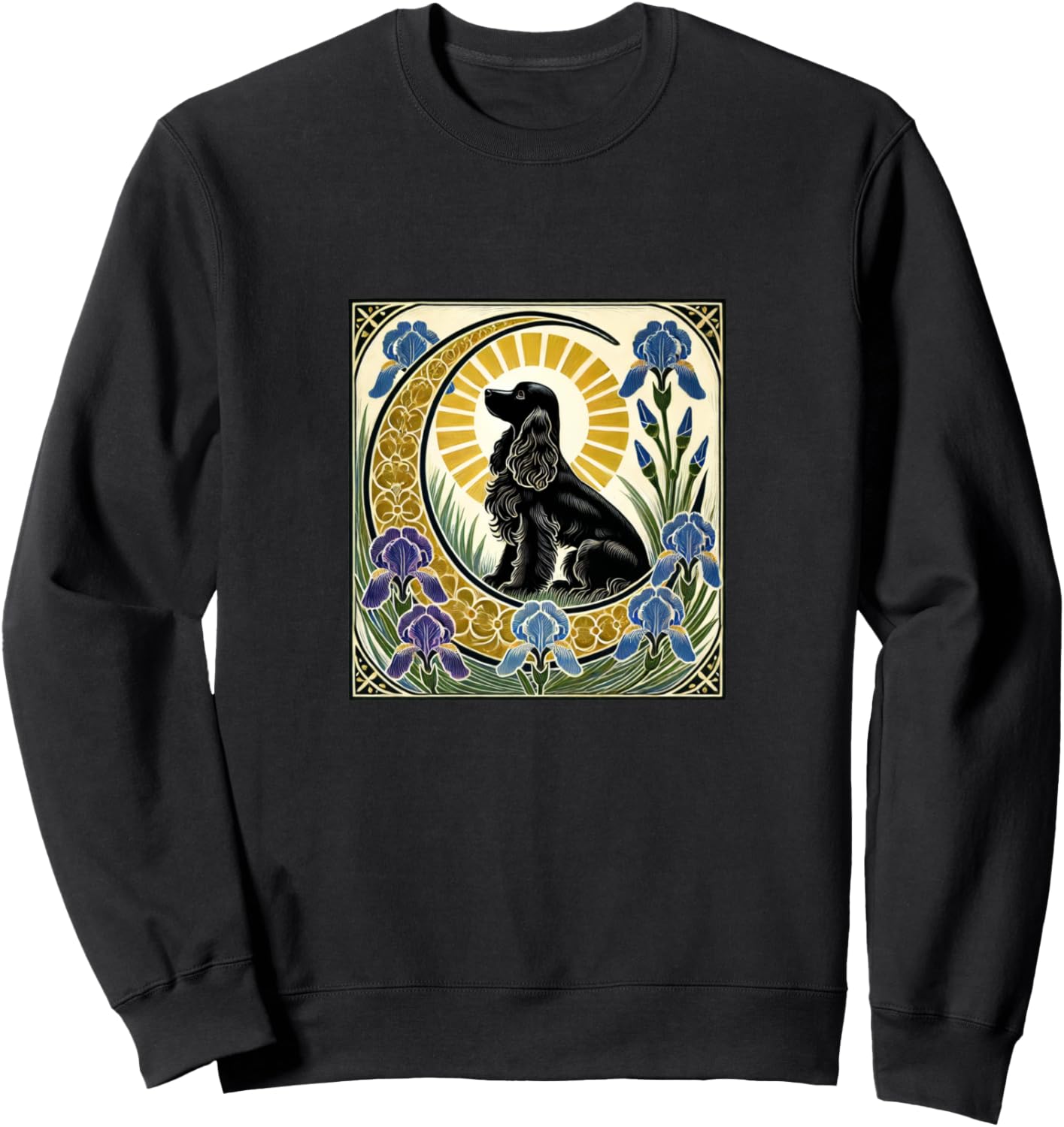 

Толстовка с изображением черного кокер-спаниеля Vintage Cocker Spaniel Love Snugg, Черный, Толстовка с изображением черного кокер-спаниеля Vintage Cocker Spaniel Love Snugg