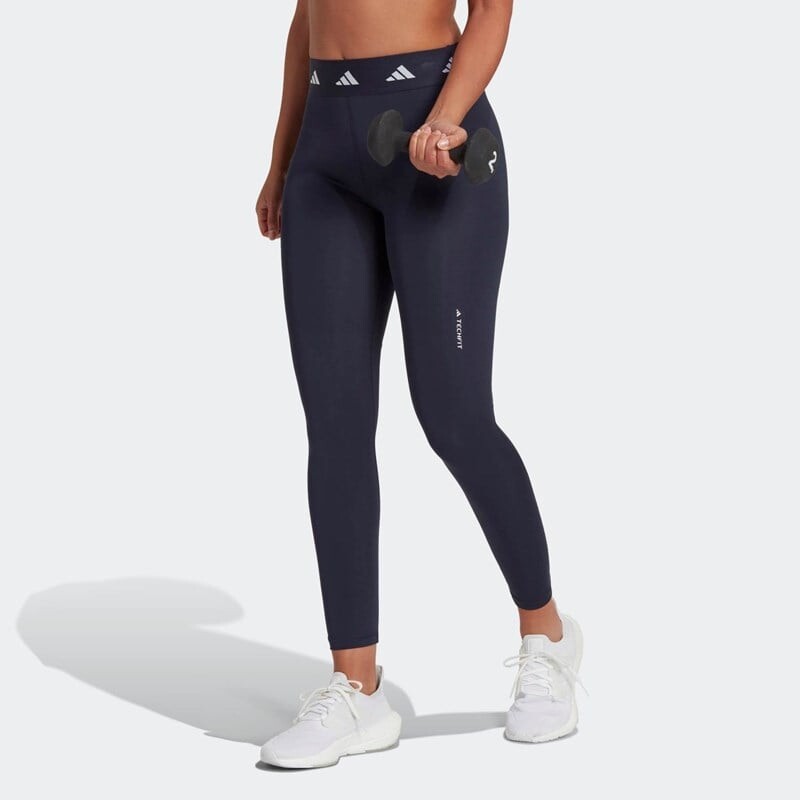 

Женские леггинсы техфит 7/8 Adidas, черный