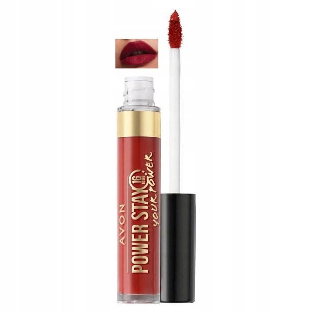 

AVON, жидкая матовая помада 16 часов Powerstay Rise Up Ruby