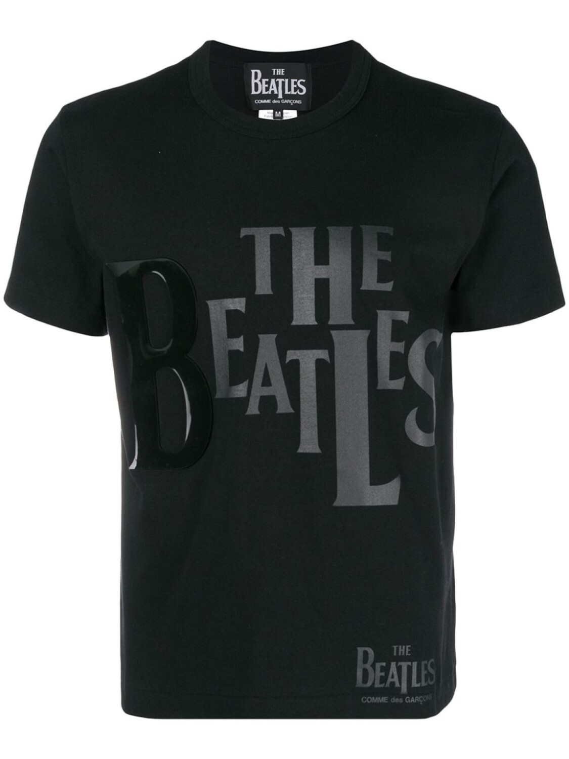 

Футболка с принтом The Beatles X Comme Des Garçons, черный