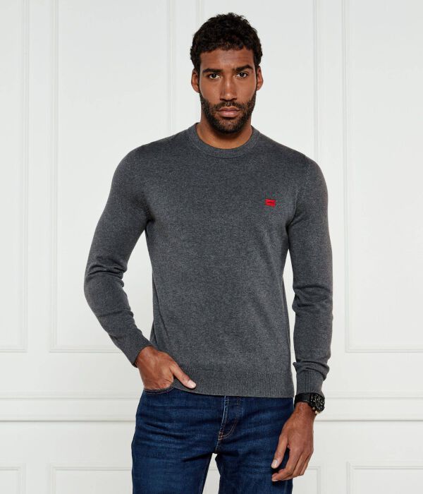 

Свитер Сан Кассий Regular fit Hugo, черный