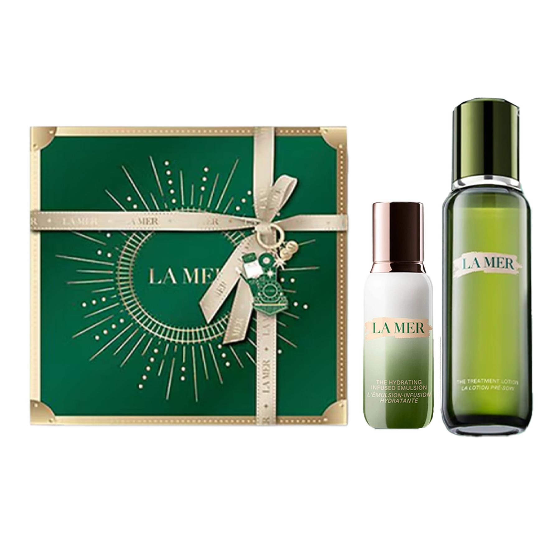 

Восстанавливающая успокаивающая эссенция-вода Hailanzhimi для ухода за кожей набор для уплотнения и увлажнения 50мл+150мл LA MER