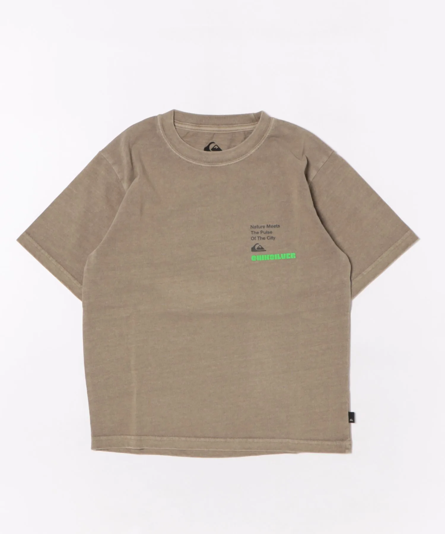 Детская футболка с принтом 1969 BOX ST YOUTH Quiksilver хаки