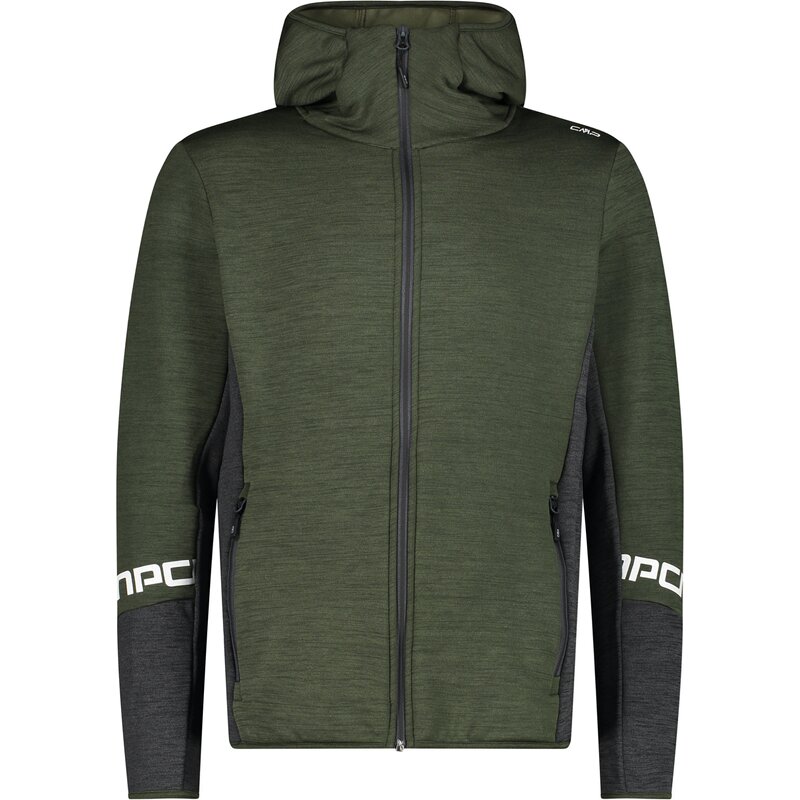 

Толстовка с капюшоном, мужская куртка с фиксированным капюшоном Cmp, зеленый