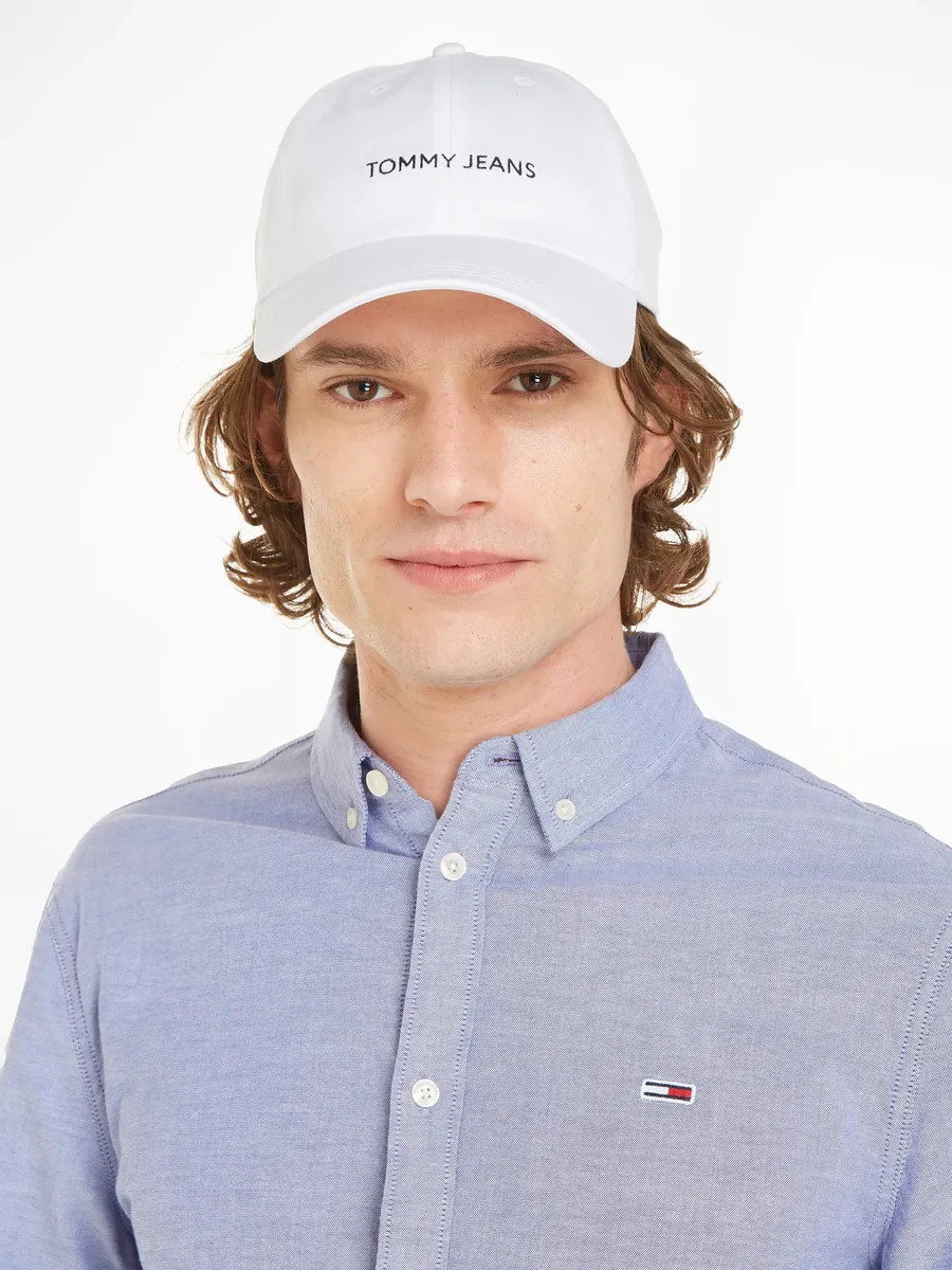 

Бейсбольная кепка Tommy Jeans "TJM LINEAR LOGO CAP", белый