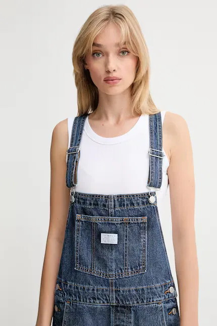 Комбинезон джинсовый Vintage Overall Levi's, синий — фото 4