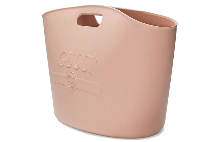 Женская сумка-корзина GUCCI большого размера, конфетно-розовый — фото 3