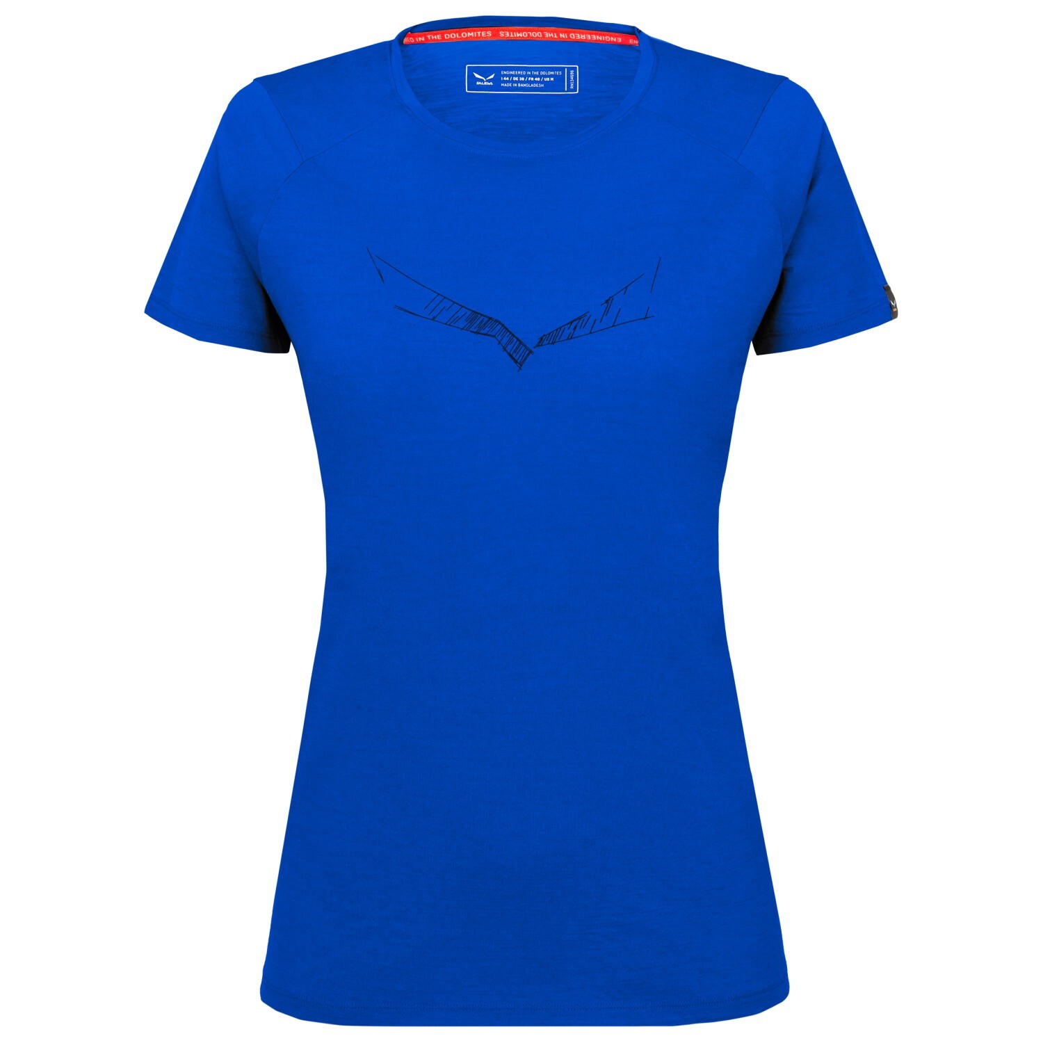 

Рубашка из мериноса Salewa Pure Eagle Sketch All Mountain T-Shirt, цвет Electric