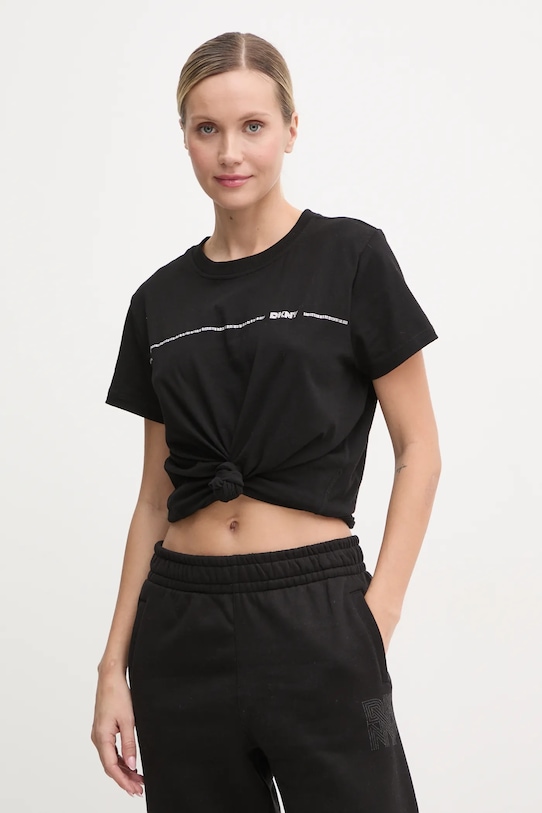 

Футболка из хлопка Dkny, черный