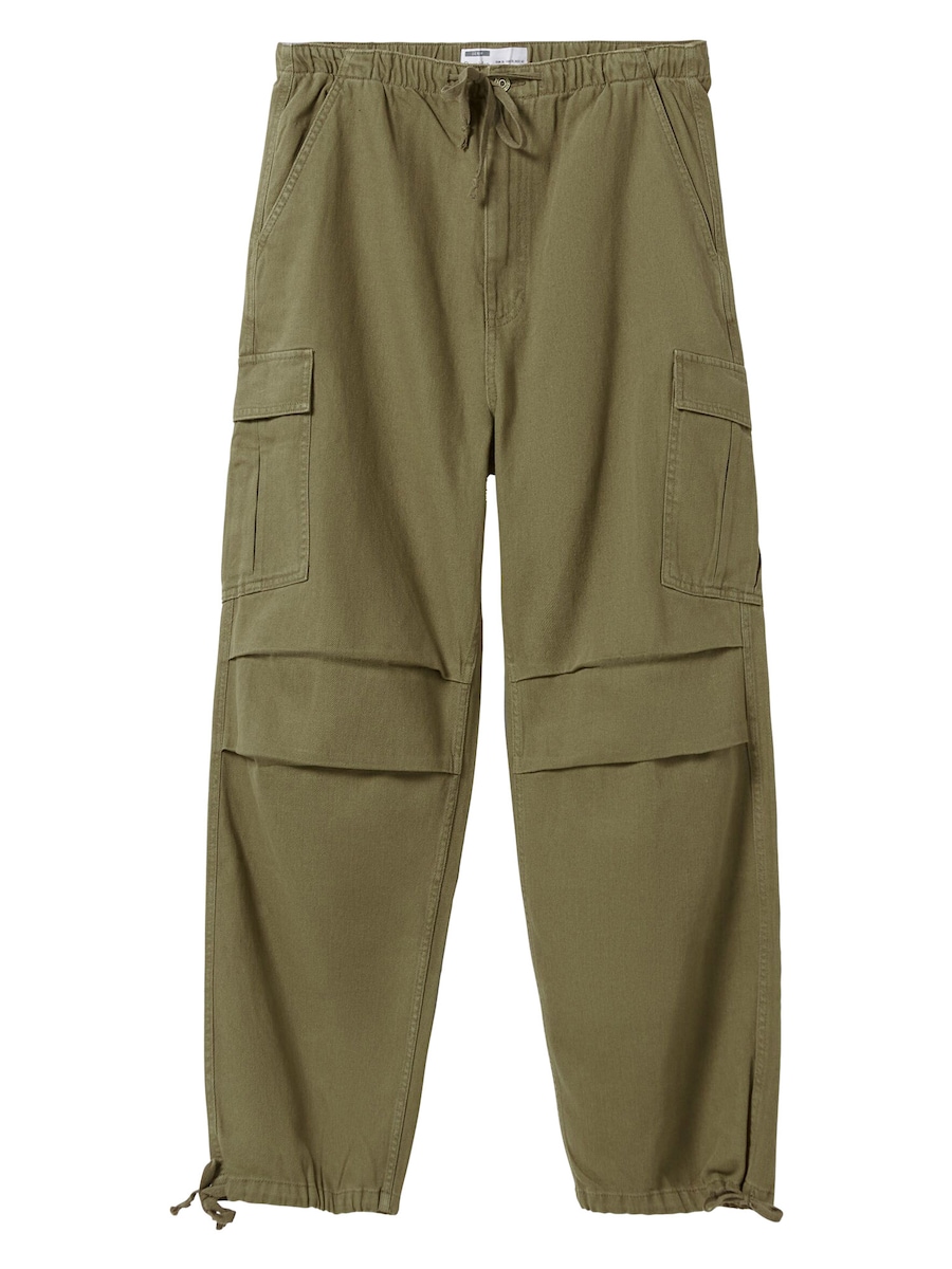 

Джинсы карго свободного кроя Bershka, хаки