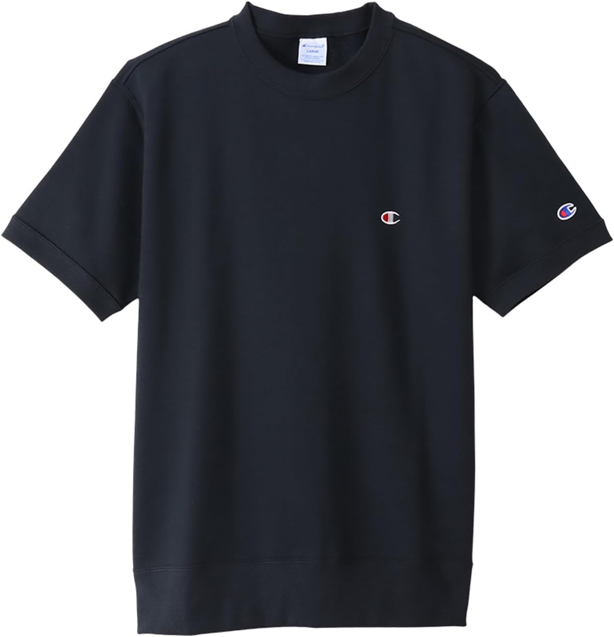 

Мужская толстовка Champion C3-Z020 с длинным рукавом, больших размеров, с вышитым логотипом One Point, коротким рукавом и круглым вырезом, темно-синий