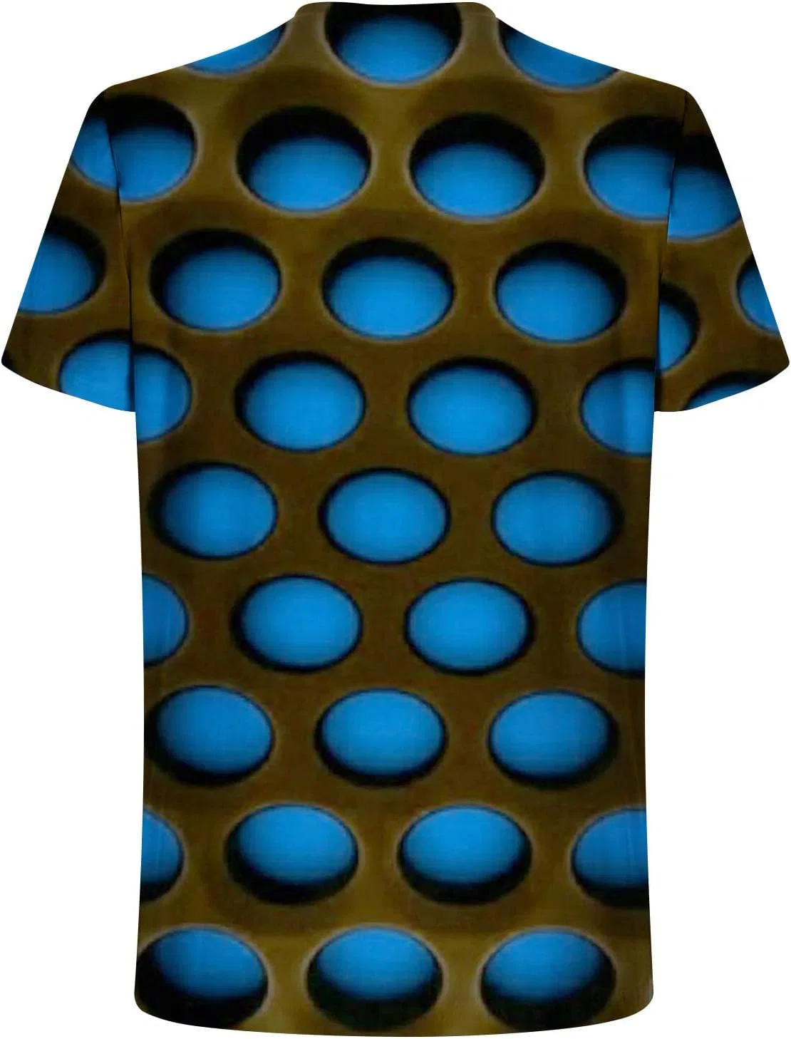 Футболка с принтом Mesh, Generic, P-365 Royal Blue — фото 3