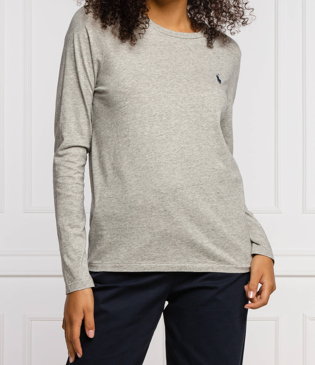 

Блуза POLO RALPH LAUREN regular fit, серый