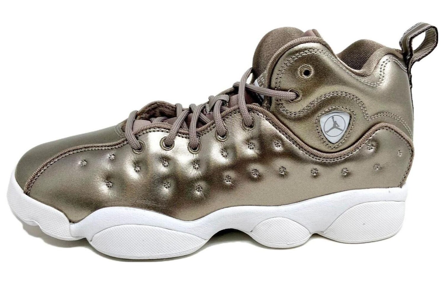 

Баскетбольные кроссовки Jumpman Team II Kids, женские Jordan, золотой