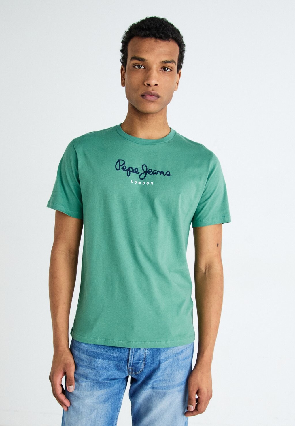 

Футболка с принтом EGGO Pepe Jeans, цвет jungle green