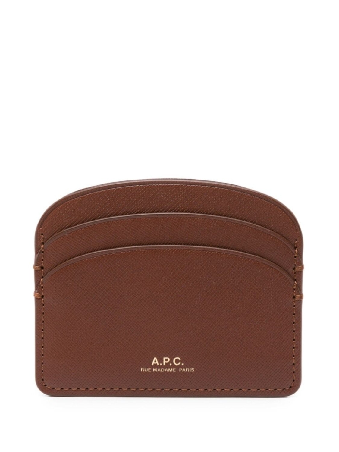 

A.P.C. картхолдер Half-Moon, коричневый