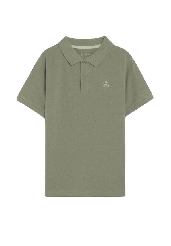 Простая рубашка поло Scalpers, Khaki