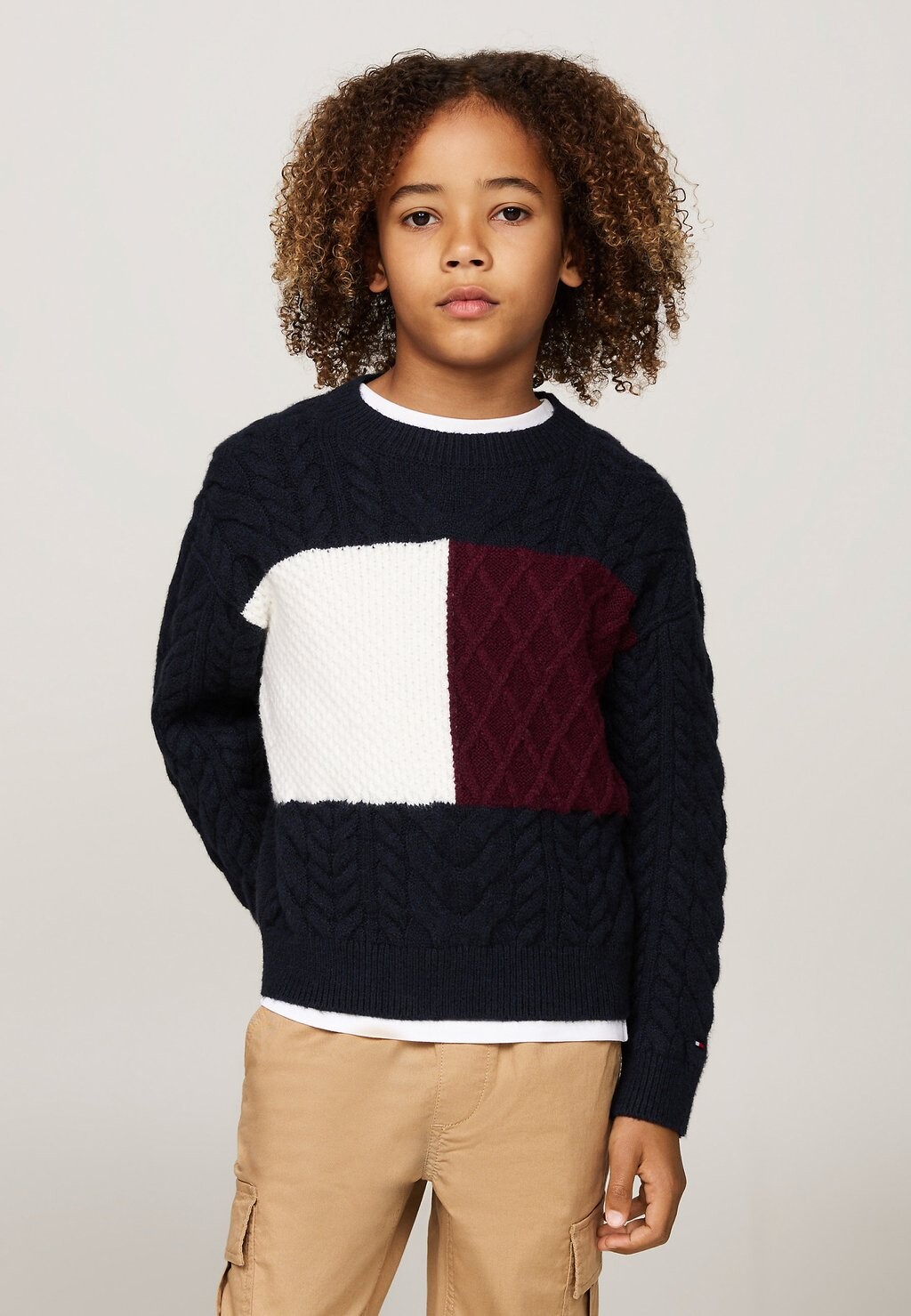 

Джемпер COLORBLOCK Tommy Hilfiger, темно-синий