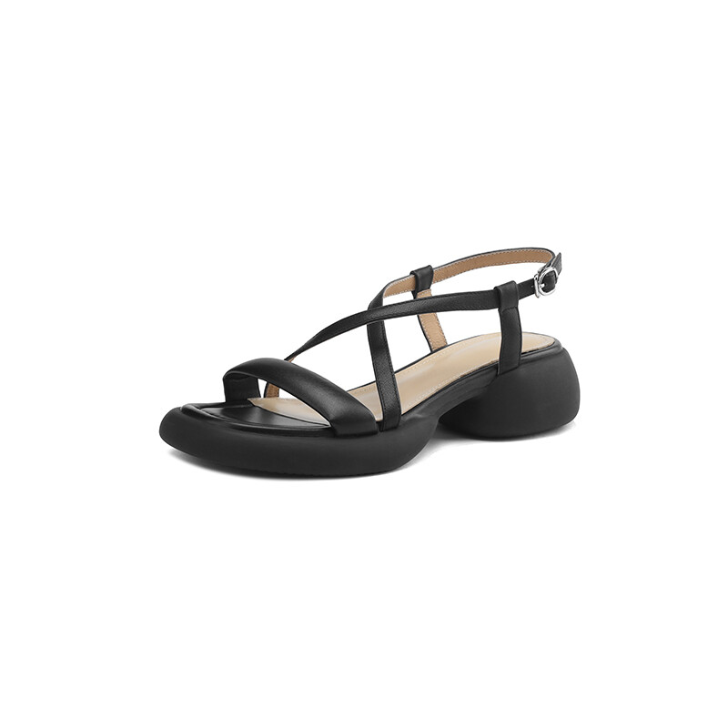 

Сандалии женские Tataya, цвет Black 7 cm