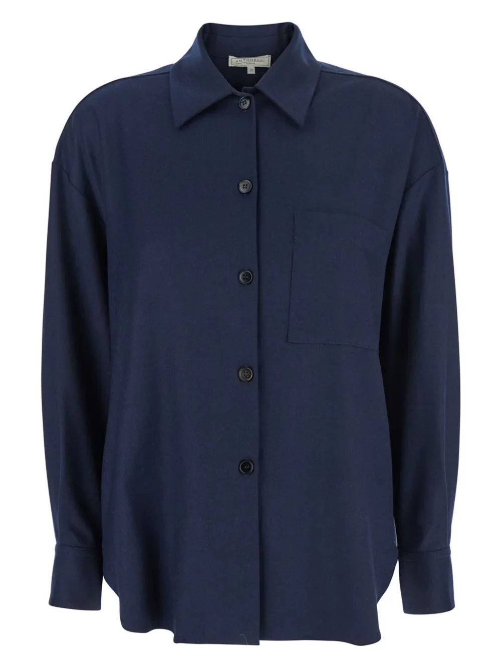

Рубашка с нагрудным карманом Antonelli, синий