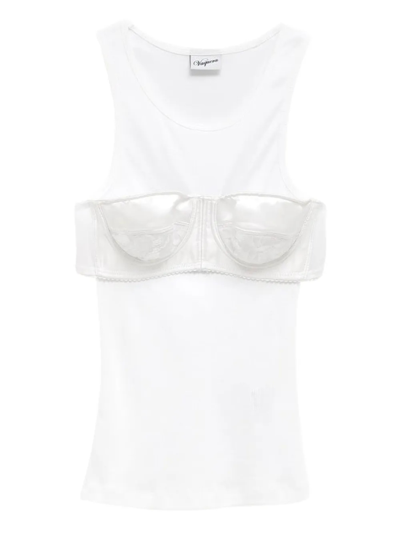 

Майка с бюстгальтером Vaquera, белый
