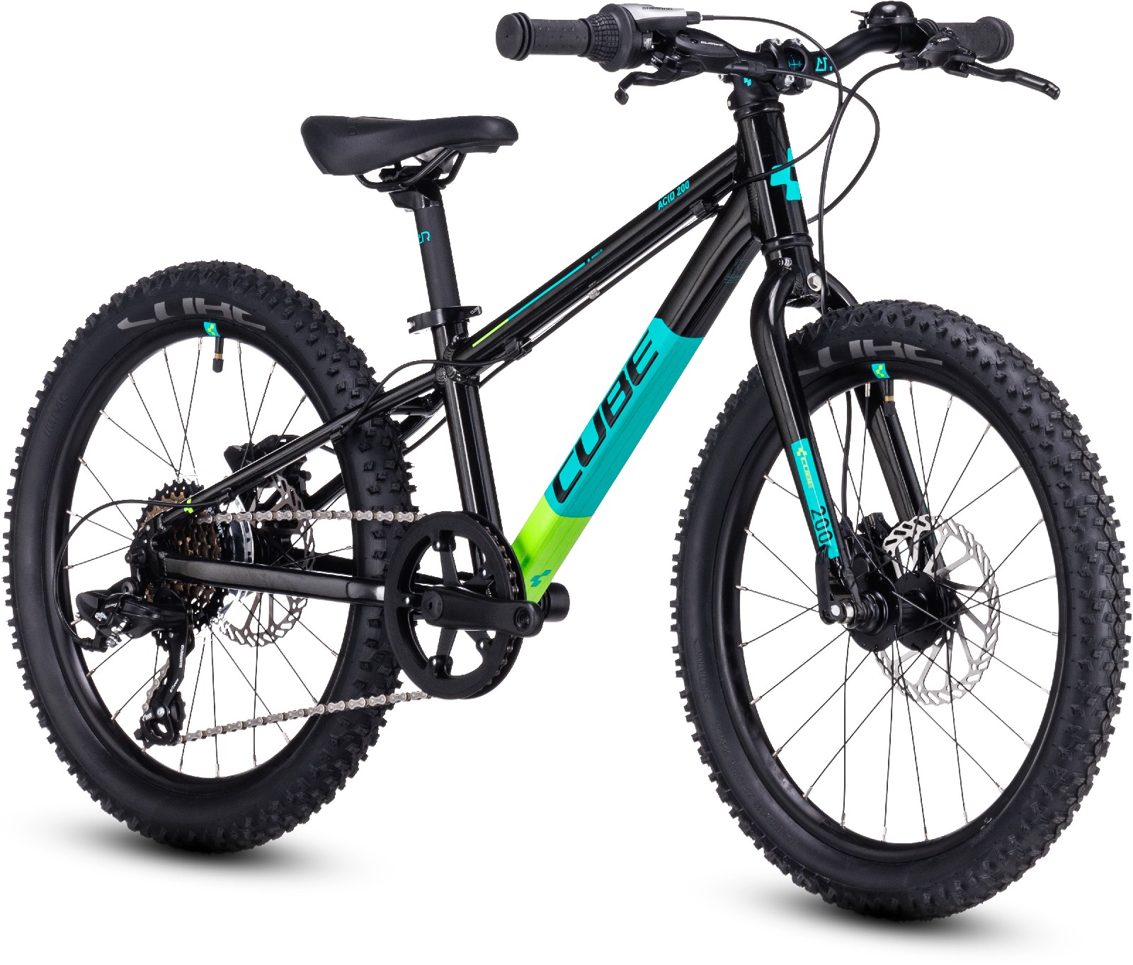 

Детский велосипед 20–24 дюйма Cube Acid 200 Disc, black´n´green