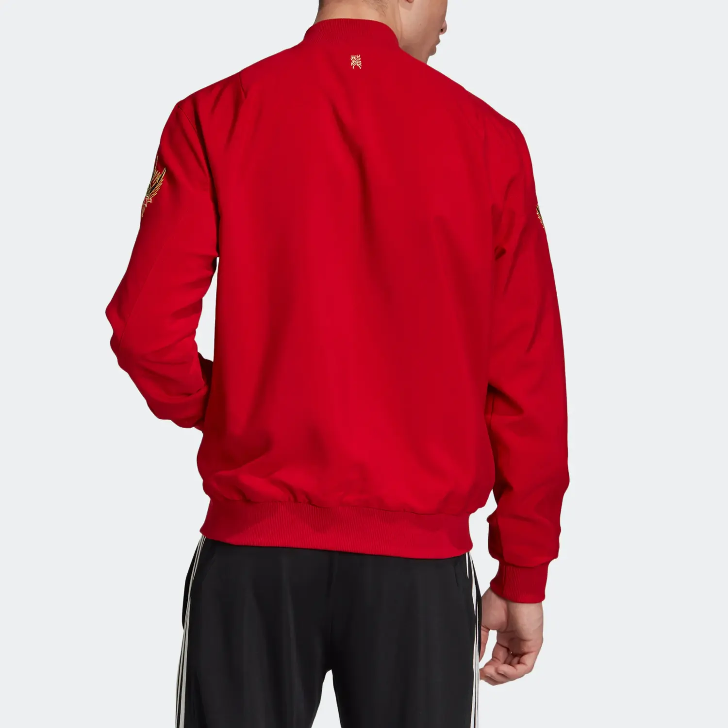 MUFC Куртка мужская красная Adidas, красный — фото 3